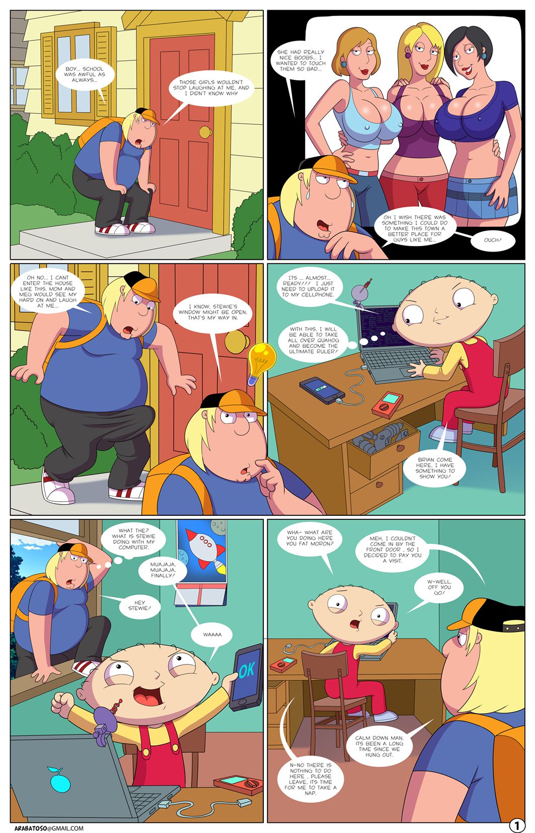 Quahog Diaries 1 - Arabatos page 2 hentai porn comic manga doujin